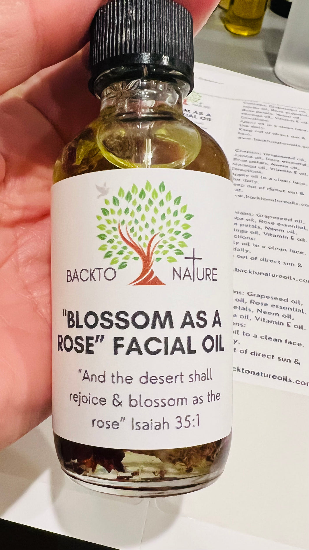 “Blossom As A  Rose” Facial Oil