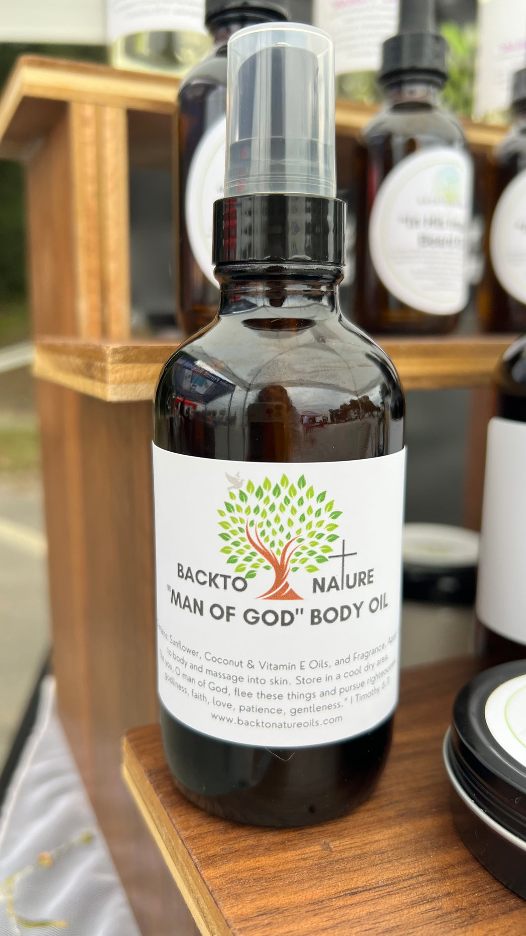 “Man of God” Body Oil