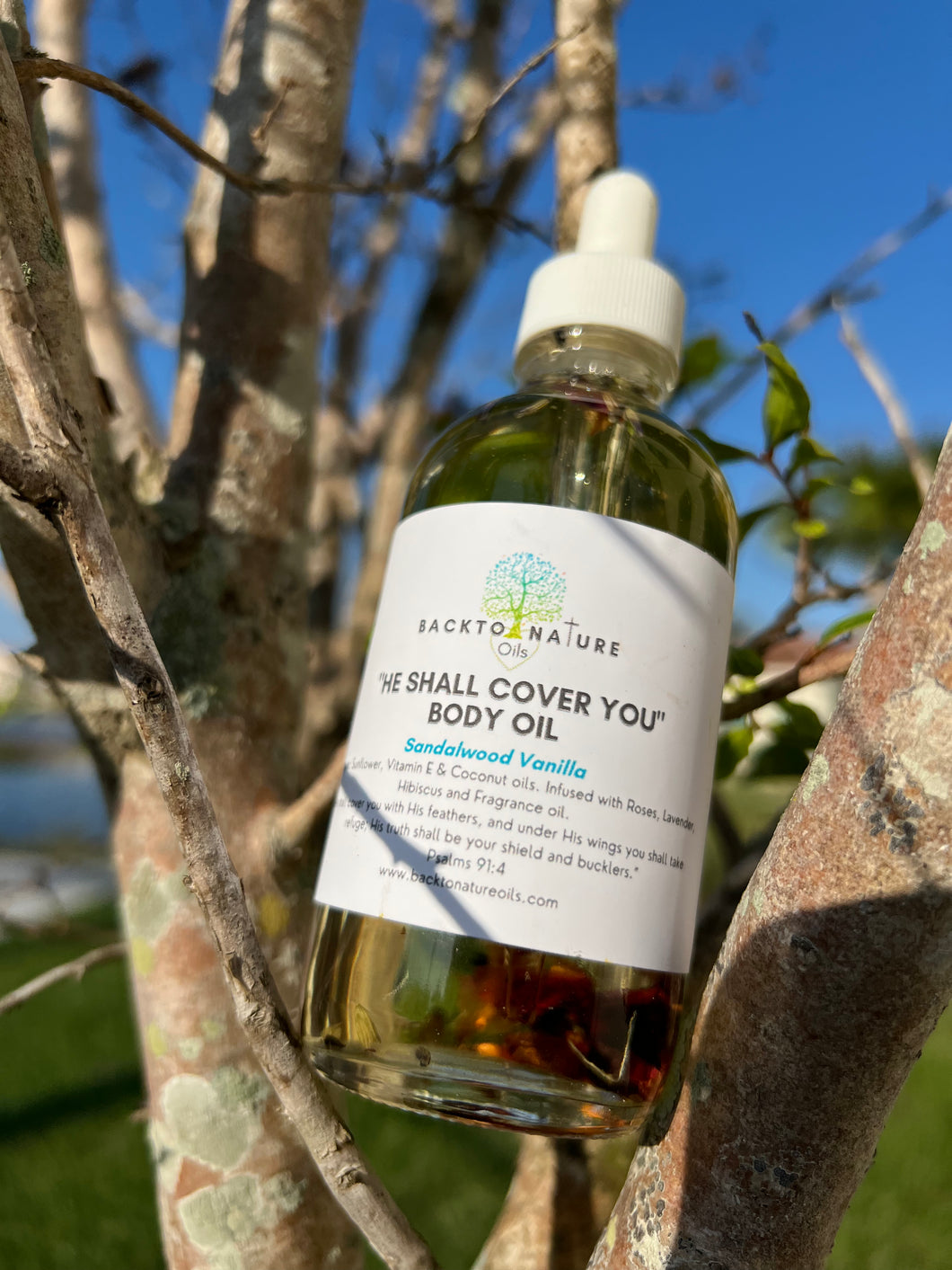 “He Shall Cover You”  Body Oil 𝑠𝑎𝑛𝑑𝑎𝑙𝑤𝑜𝑜𝑑 𝑣𝑎𝑛𝑖𝑙𝑙𝑎